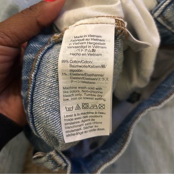 Madewell Jeans Womens 26 Petite Perfect Vintage Crop Jean Rosabelle Classic - Picture 11 of 14